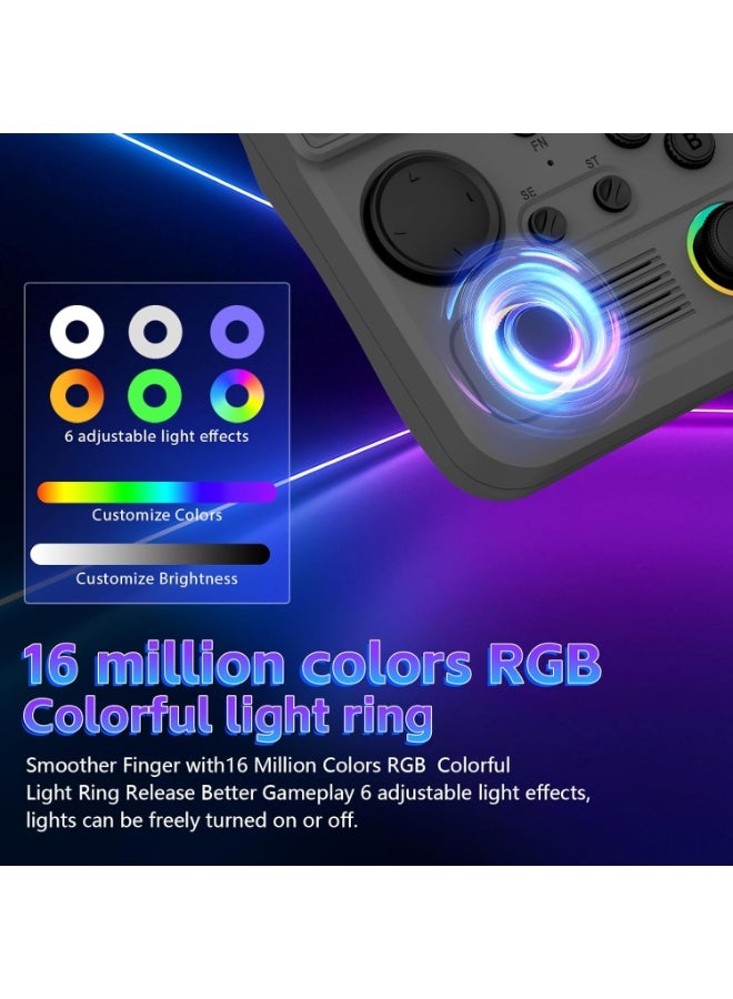 JAJEEK R36TMAX Retro Handheld Game Console, 4.0 Inch IPS HD Screen, Portable Retro Gaming Device with 64GB Built-In Storage, 18,000+ Classic Games, WiFi & OTG Support, Classic Grey - Image 5