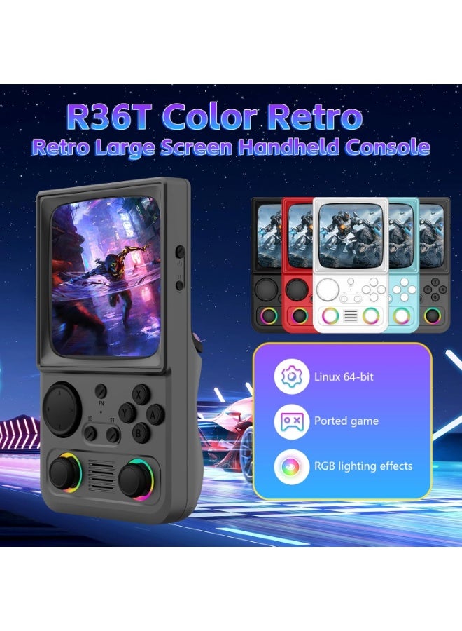 JAJEEK R36TMAX Retro Handheld Game Console, 4.0 Inch IPS HD Screen, Portable Retro Gaming Device with 64GB Built-In Storage, 18,000+ Classic Games, WiFi & OTG Support, Classic Grey - Image 3