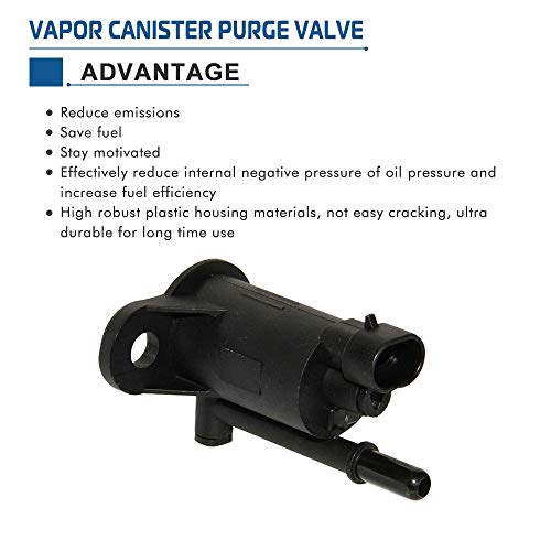 A ABIGAIL 1997279 Vapor Canister Purge Valve Solenoid Compatible with Chevy Silverado Tahoe GMC Sierra Yukon 3.8 4.6 5.3 6.0 8.1L Engines 1999-2004 - Replaces GM 01997279, 214-646 - Image 3