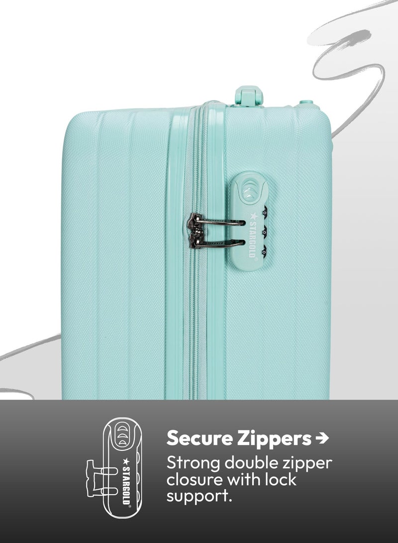 Stargold Single Hardside Spinner 4 Wheels Cabin Trolley Luggage With Number Lock 16 Inches - Image 4