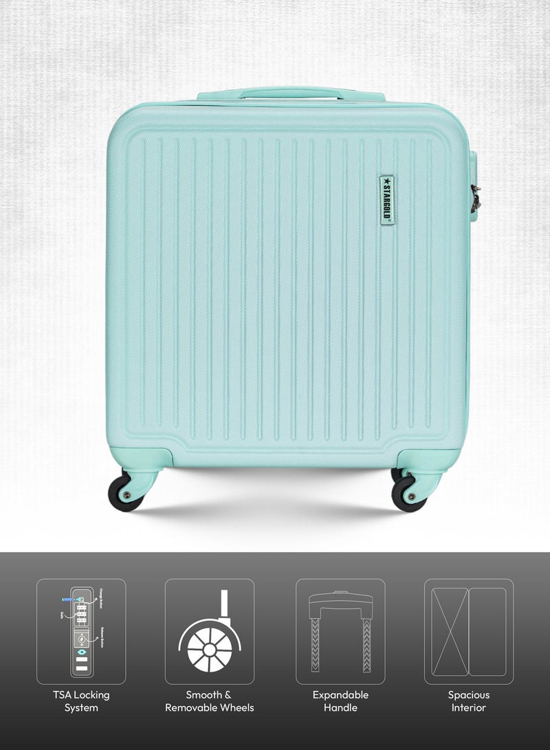 Stargold Single Hardside Spinner 4 Wheels Cabin Trolley Luggage With Number Lock 16 Inches - Image 3