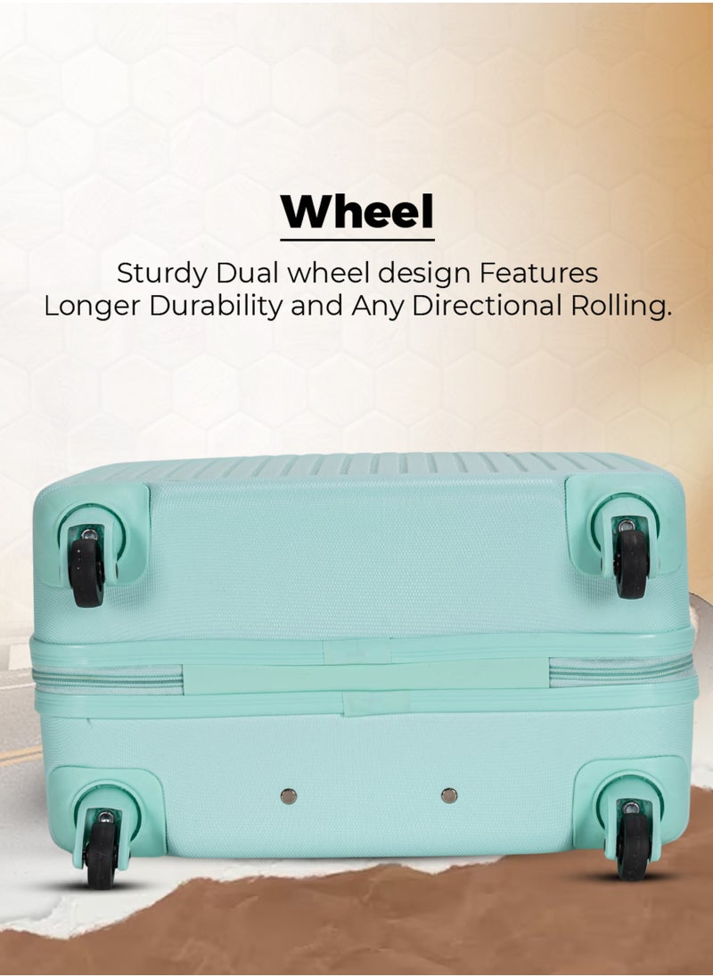 Stargold - Single Hardside Spinner 4 Wheels Cabin Trolley Luggage With Number Lock 16 Inches - Image 1