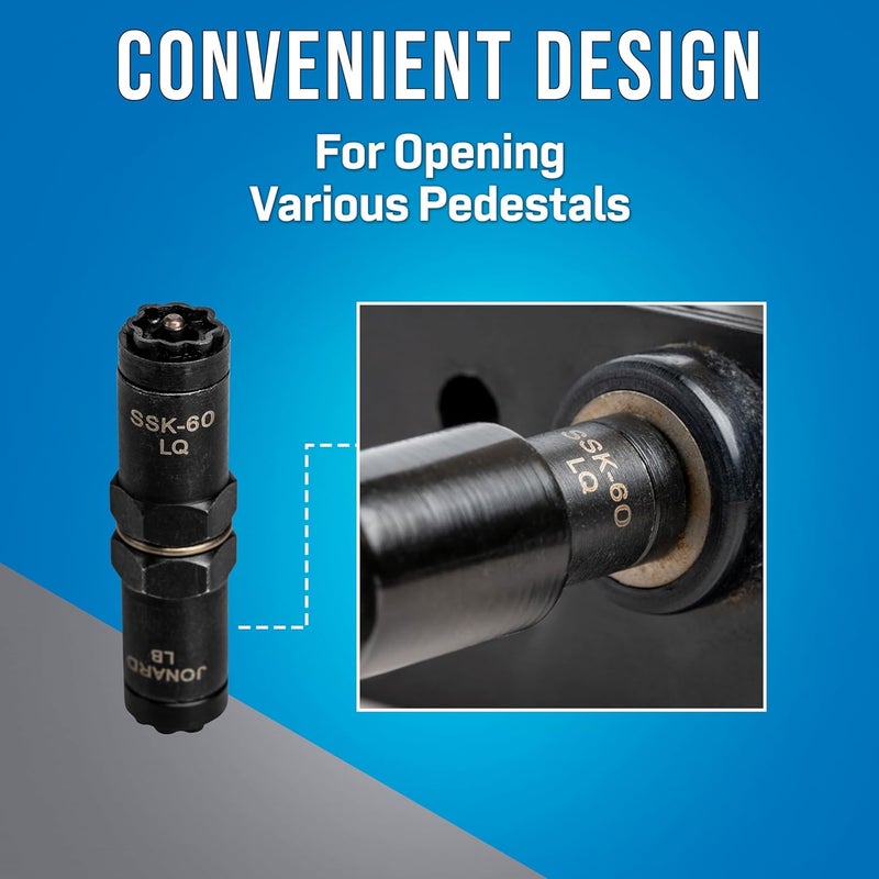 Jonard Tools SSK-60 Slam Lock Star Key for LQ & LB Patterns - Image 3