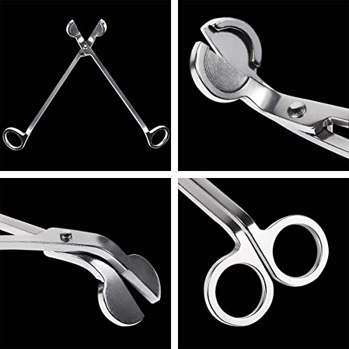 Yoodelife Candle Wick Trimmer, Polished Stainless Steel Wick Clipper Cutter - Reaches Deep Into Candles to Cut Spent Wicks, Allow Cleaner Burn and Prevent Soot Buildup - Image 5