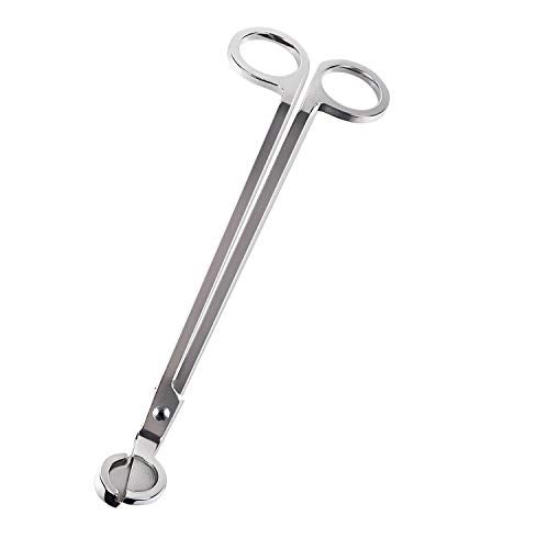 Yoodelife Candle Wick Trimmer, Polished Stainless Steel Wick Clipper Cutter - Reaches Deep Into Candles to Cut Spent Wicks, Allow Cleaner Burn and Prevent Soot Buildup - Image 1