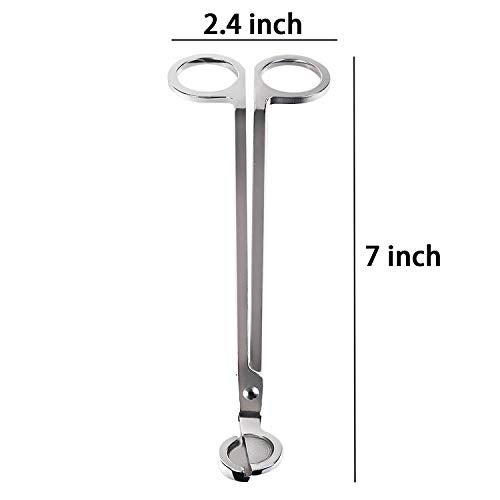 Yoodelife Candle Wick Trimmer, Polished Stainless Steel Wick Clipper Cutter - Reaches Deep Into Candles to Cut Spent Wicks, Allow Cleaner Burn and Prevent Soot Buildup - Image 3