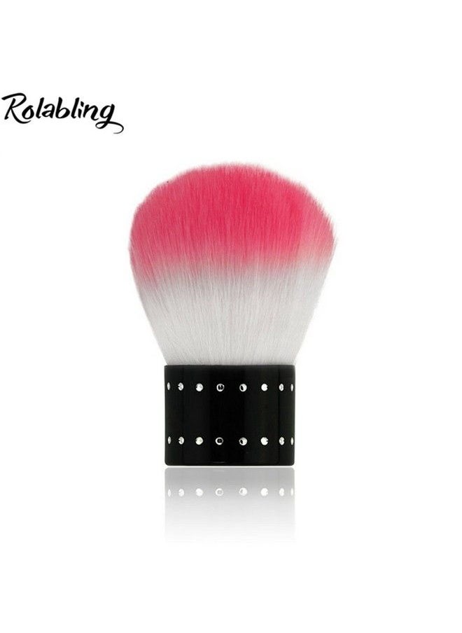 Rolabling Soft Nail Art Dust Remover Powder Brush Nail Dust Cleaner Brush Foundation Brush For Makeup And Nail Art  - Image 3