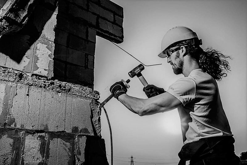 Estwing Sledge Hammer 1.1 Kg, 16" US Hickory Wood Handle | For Heavy demolition work, bending metals etc.| Tough Drop Forged Head | ESH-216W - Image 5
