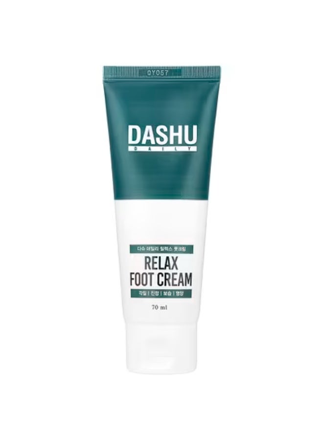 Dashu, Daily Relaxing Foot Cream, 70 ml