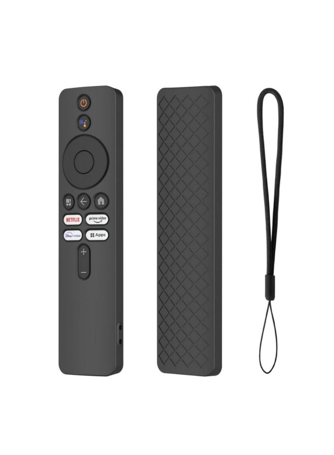 Protective Case For Xiaomi Mi TV Box S 2nd Gen Shockproof Protector Shell For Mi TV Stick Remote Control Replacement Shell (Black) - Image 1