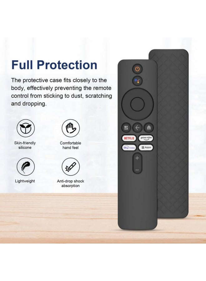 Protective Case For Xiaomi Mi TV Box S 2nd Gen Shockproof Protector Shell For Mi TV Stick Remote Control Replacement Shell (Black) - Image 4