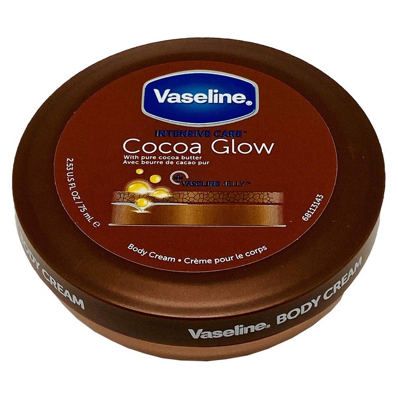 Vaseline Intensive Care Glow Body Cream - Cocoa by Vaseline for Unisex - 2.53 oz Body Cream - Image 1