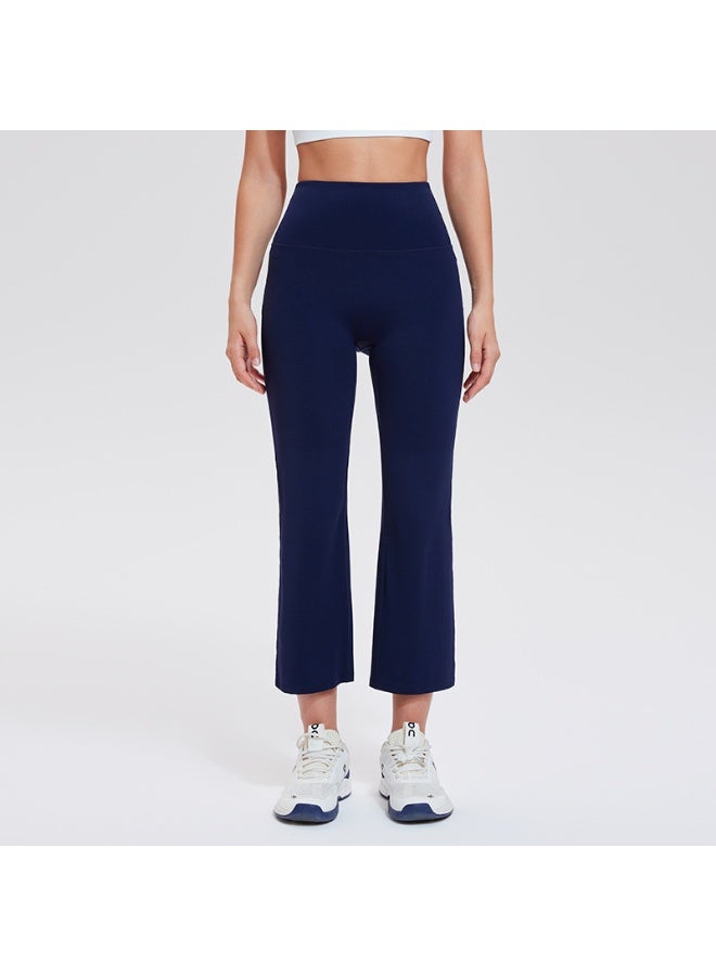 High Waist Buttock Lifting Flared Sports Fitness Yoga Wide Leg Pants  - Image 1