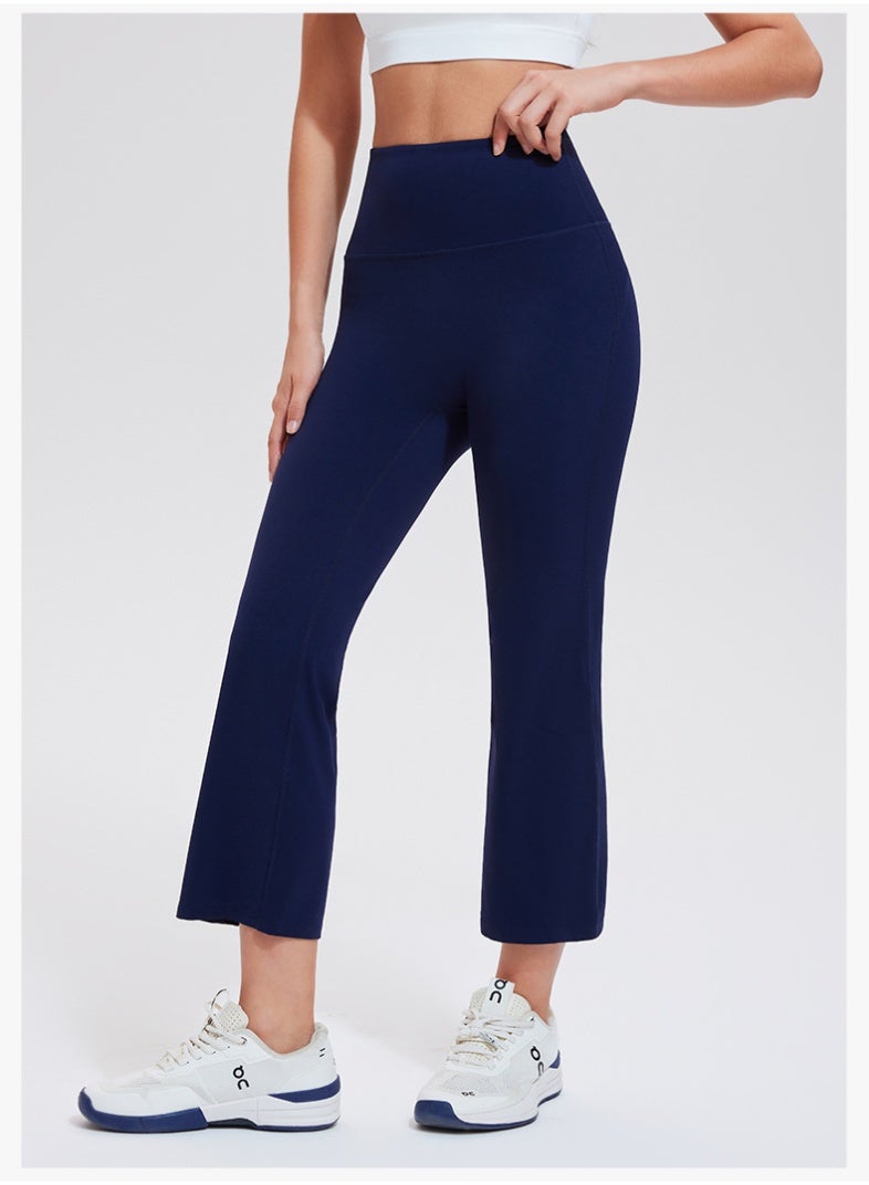 High Waist Buttock Lifting Flared Sports Fitness Yoga Wide Leg Pants  - Image 2