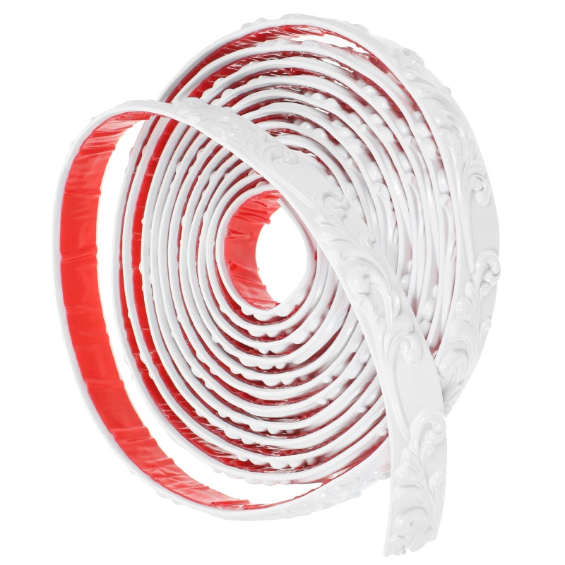 Embossment Molding Trim Wall Trim Adhesive Flexible DIY Peel and Stick Ceiling Trim - Image 1
