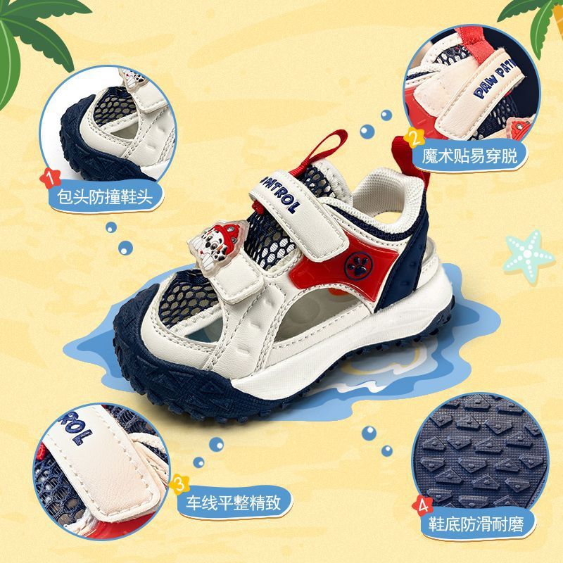 Wang Wang Team Children'S Shoes Boys Sandals Children'S Baotou Summer Baby Sports Children'S Beach Shoes For Girls - Image 4