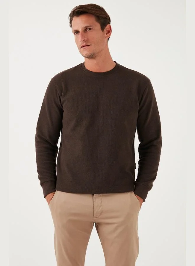 Buratti Slim Fit Crew Neck Cotton Sweater Men's SWEATER 456201