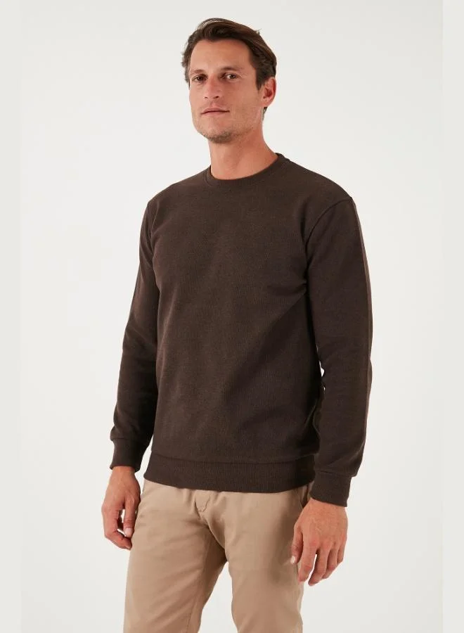 Buratti  Buratti Slim Fit Crew Neck Cotton Sweater Men's SWEATER 456201 for Men | Best Price UAE