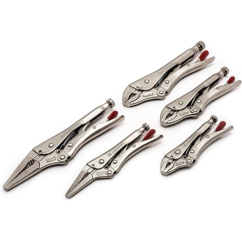Crescent 5 Pc. Curved and Long Nose Locking Plier Set - CLP5SETN-08 - Image 4