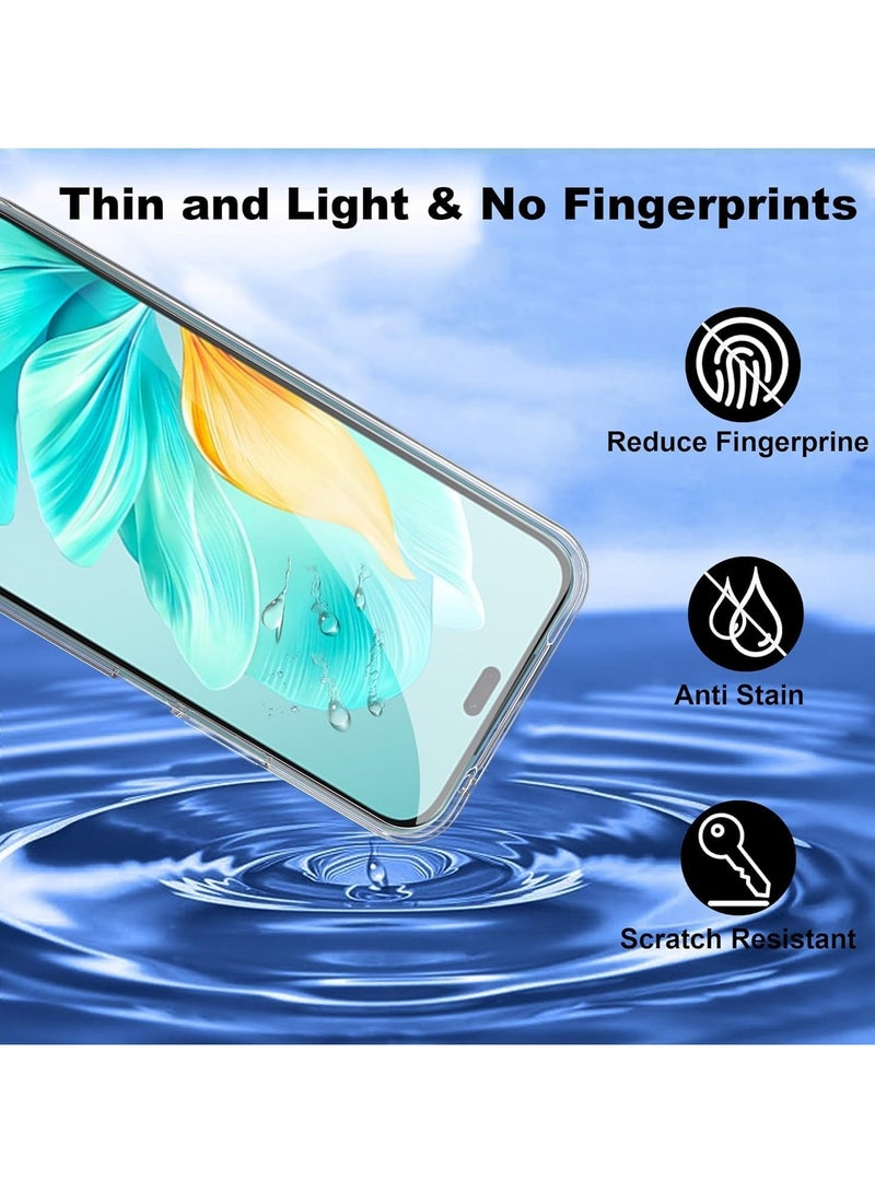 General Case Compatible with Honor 200 Lite 5G, with 1 Pack Tempered Glass Screen Protector, Clear Slim Case Silicone Soft Case  - Image 5