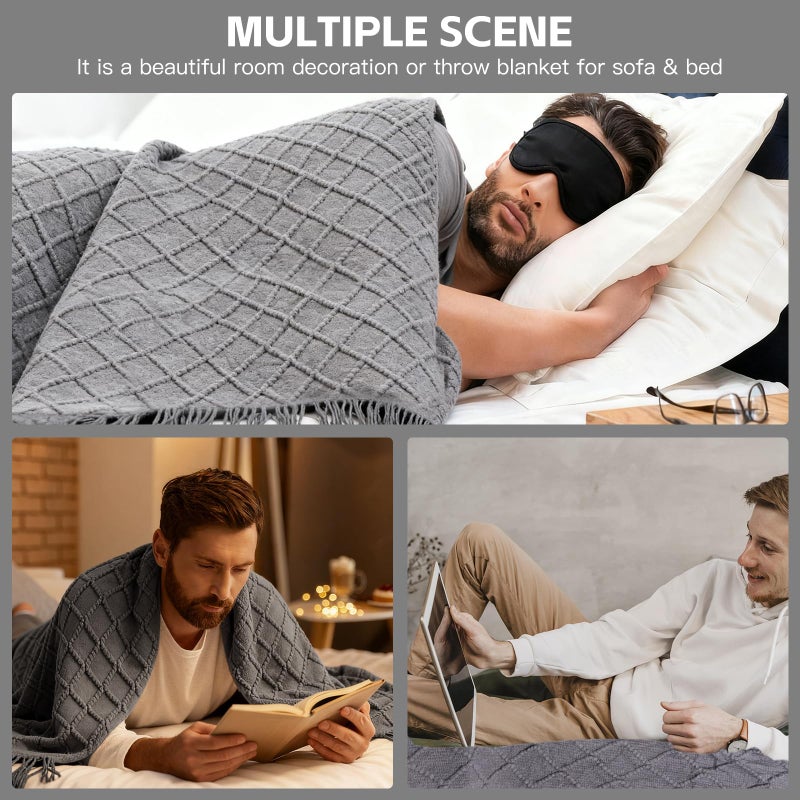 Suhctuptx سلال هدايا الشفاء العاجل للرجال، سلال هدايا عيد الميلاد للرجال، حزمة العناية الذاتية مع بطانية فاخرة، كوب خزفي، جورب، أفكر فيك/بعد الجراحة/هدايا التعزية للرجال الأب الأخ الزوج - Image 4