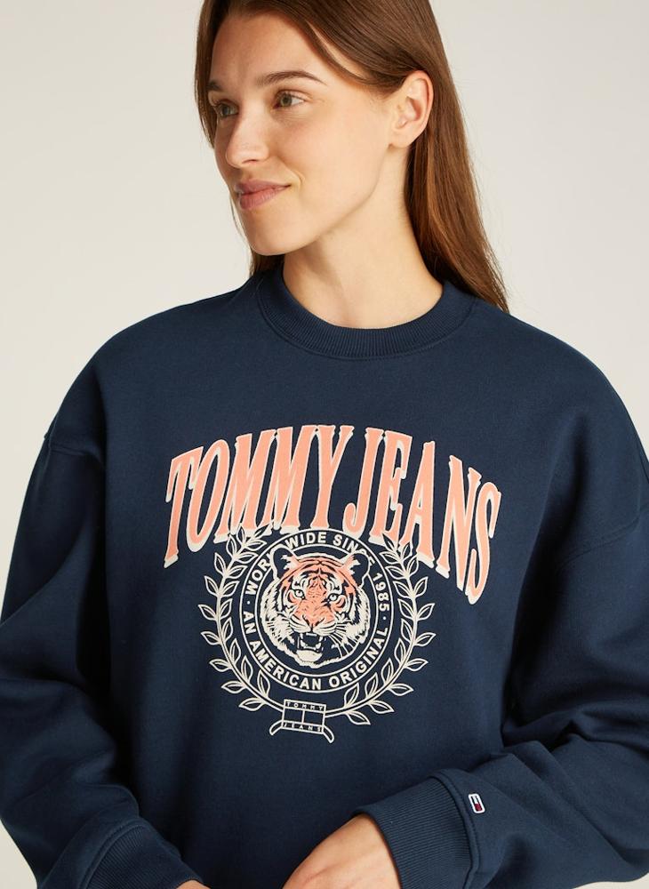Crew Neck Logo Sweatshirt