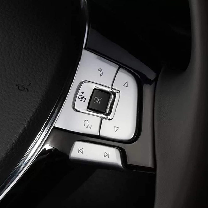 QASULER Steering Wheel Button Decoration Trim - Image 5