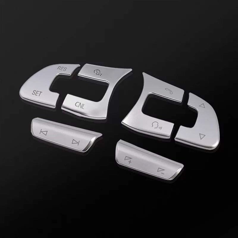 QASULER Steering Wheel Button Decoration Trim - Image 1