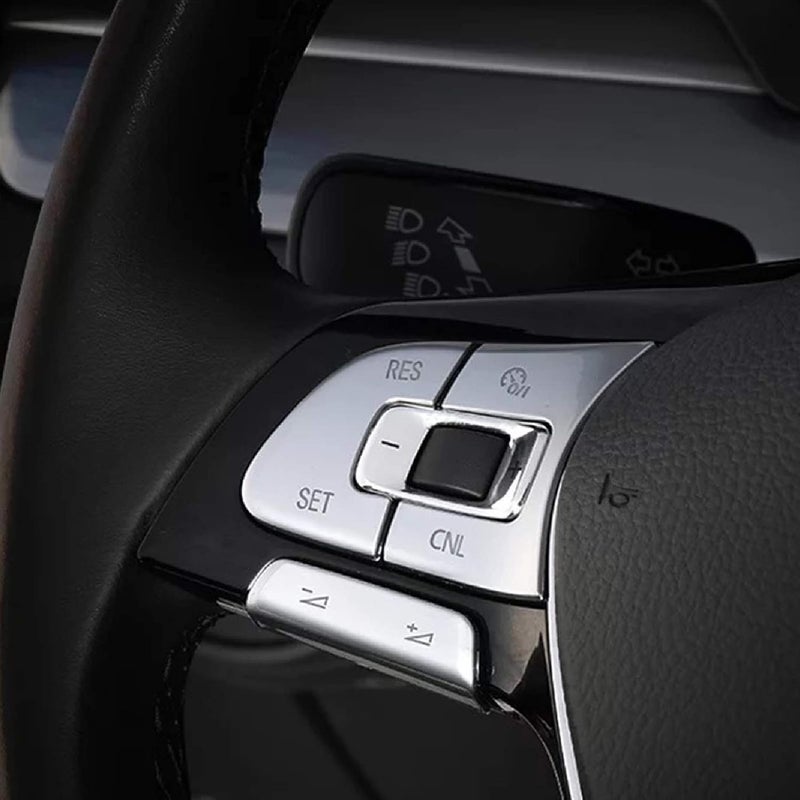 QASULER Steering Wheel Button Decoration Trim - Image 4