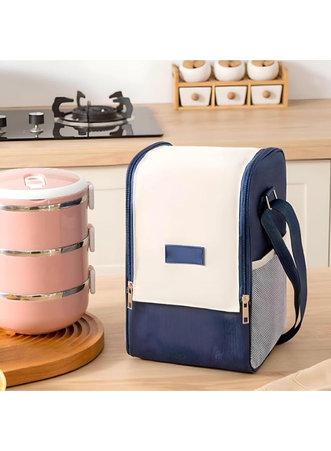 فالمر حقيبة تبريد متعددة الوظائف بسعة كبيرة – حقيبة طعام معزولة لحفظ الحرارة أو البرودة، مثالية للنزهات، التسوق، العمل والمدرسة - Image 5