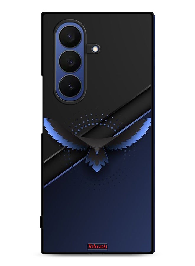 Tolwak Samsung Galaxy Z Fold7 Protective Case Cover Eagle Digital Abstract Art - Image 1