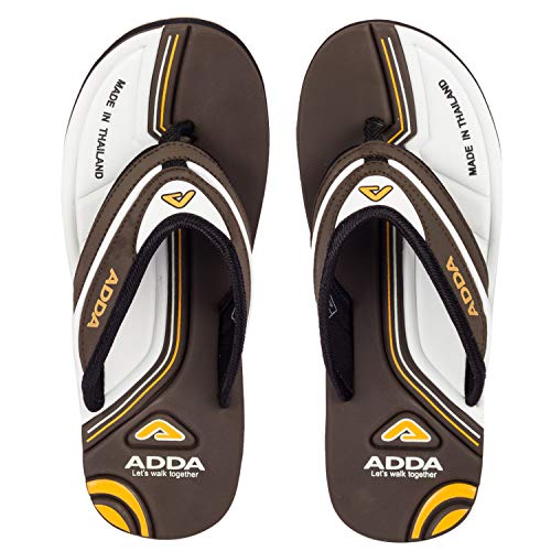 ADDA (LABEL)-OMEGA-02 || Durable & Comfortable || TPR Sole || Lightweight || Fashionable || Super Soft || Outdoor Slipper Flip Flop for Men - Image 1