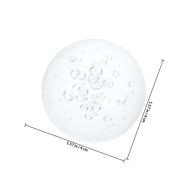 2pcs Crystal Glass Fountain Bubble Globe Decorative Glass For Home Indoor Fountain - Image 2
