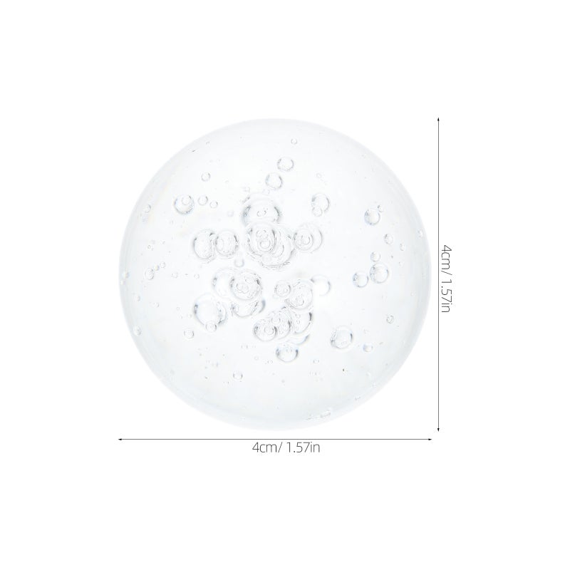 2pcs Crystal Glass Fountain Bubble Globe Decorative Glass For Home Indoor Fountain - Image 3