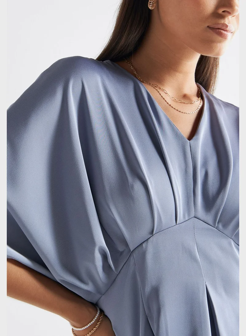 FAV V-Neck Satin Top