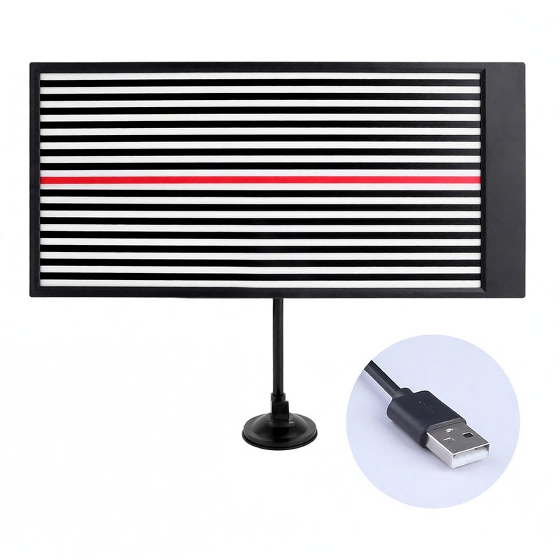 Car LED Stripe Line Board Acrylic Paintless Dent Repairing Tool Reflector Light with 3 Different Brightness Controls & Adjustable Holder USB Line for Car Body Dent Removal - Image 1