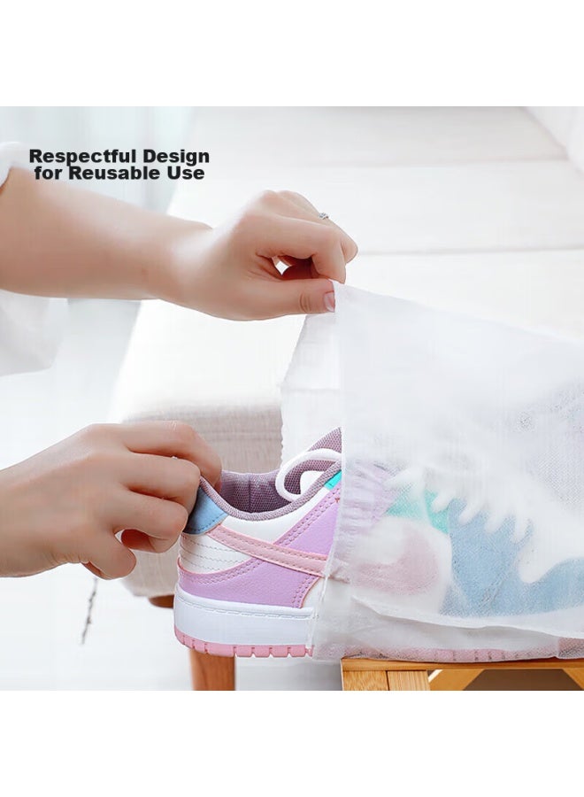 Forty thousand kilometers 40,000 Km Shoe Storage Bag Travel Shoe Bag Shoe Cover Disposable Non-woven Bag Shoe Cover Drawstring Bag Organizer Bag Sw7383  - Image 2