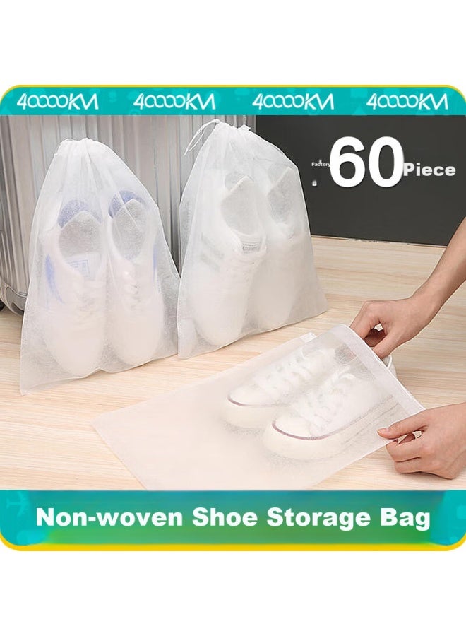 Forty thousand kilometers 40,000 Km Shoe Storage Bag Travel Shoe Bag Shoe Cover Disposable Non-woven Bag Shoe Cover Drawstring Bag Organizer Bag Sw7383  - Image 1