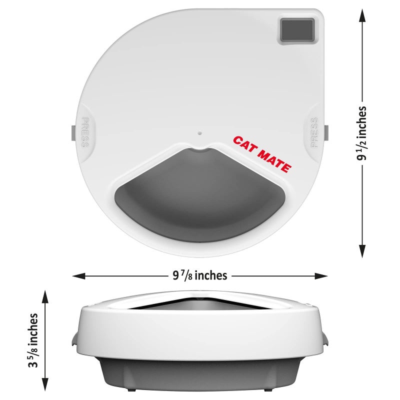 Cat Mate C300 Automatic Digital Pet Feeder for Dogs and Cats BPA and BHT Free with Ice Pack - Image 4
