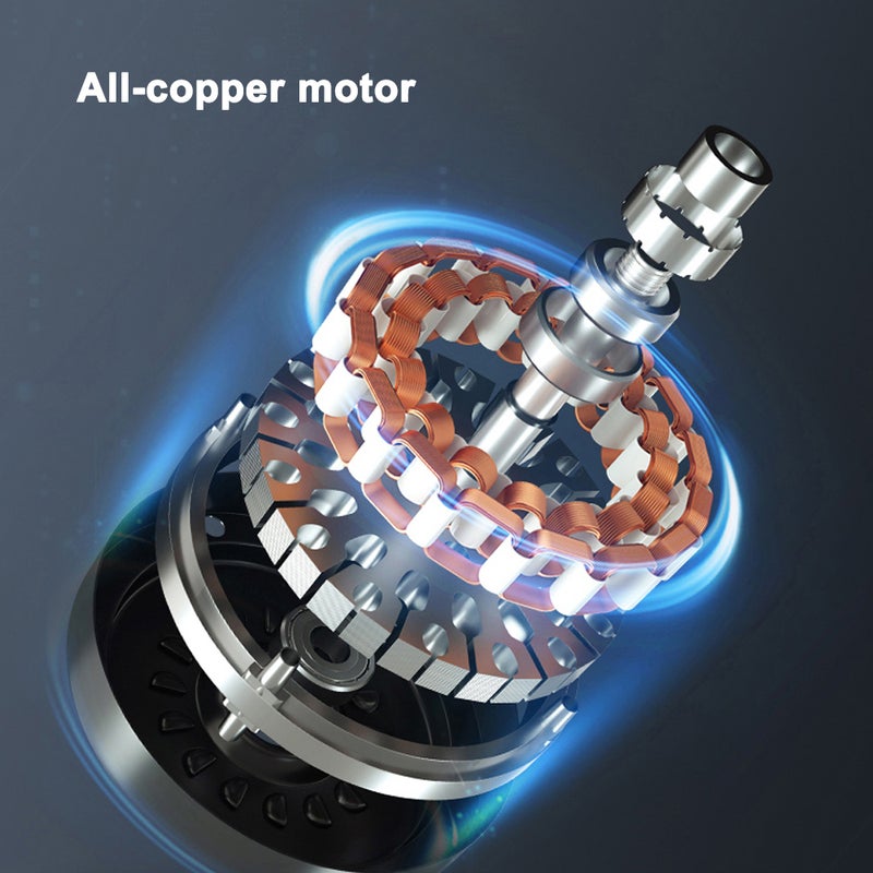 Car mounted inflation pump, car emergency start power supply, 2-in-1 tire inflation pump, suitable for cars with displacement below 12V/4.0L, with LED lighting, can be used as a power bank, ordinary battery clip - Image 4
