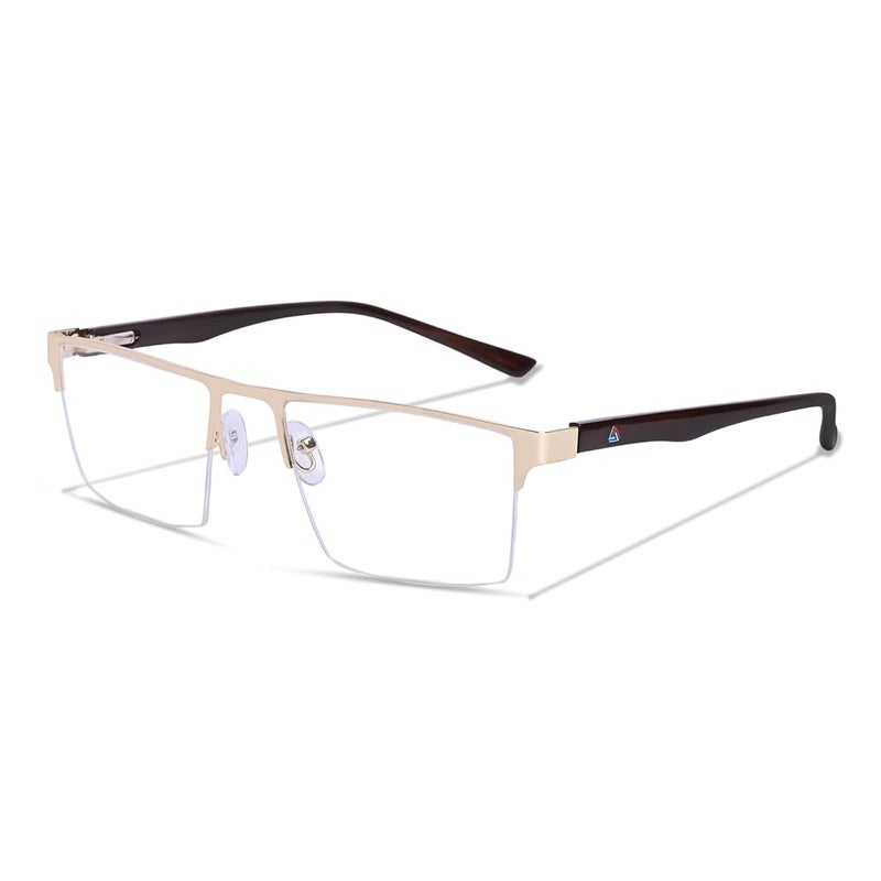 Redex Rectangular Unisex Full Rim Spectical Frame HMC - Image 2
