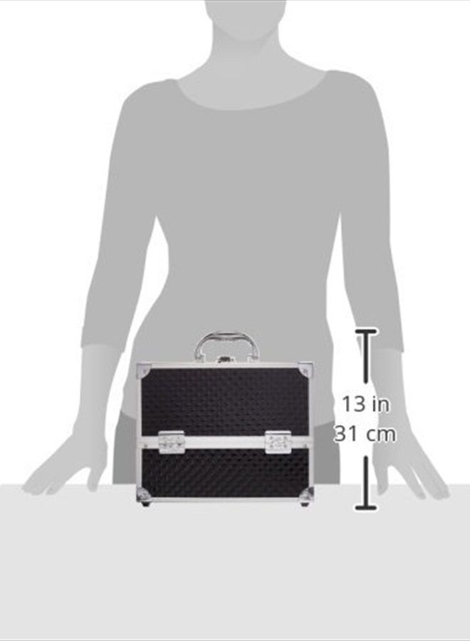 Caboodles Love Struck Six Tray Makeup Train Case, 3.91 Pound - Image 3