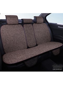KLNAMAEAAN Universal Breathable Front and Back Luxury Car Seat Cushion Covers for Cars, SUVs, and Vans  - Image 2