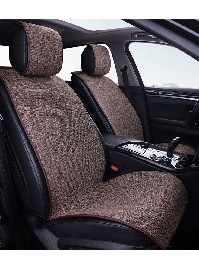 KLNAMAEAAN Universal Breathable Front and Back Luxury Car Seat Cushion Covers for Cars, SUVs, and Vans - Image 4