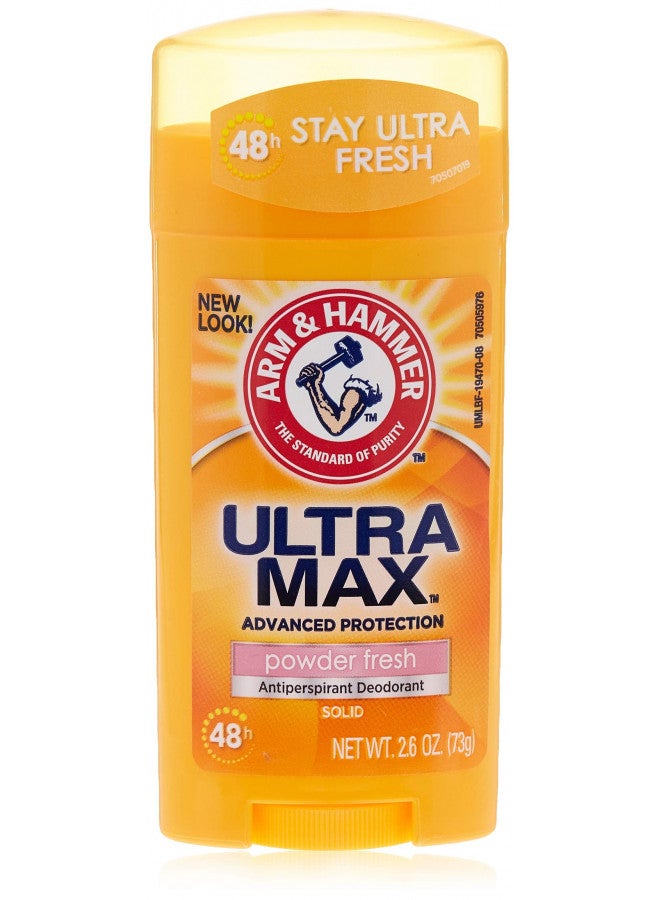 Arm & Hammer Ultramax Invisible Solid Powder Fresh Antiperspirant & Deodorant-2.6 oz - Image 2