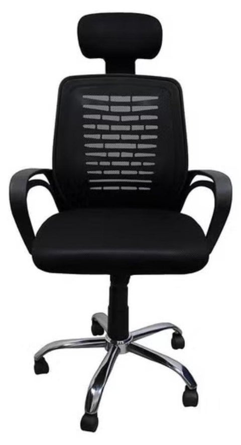 كرسي شبك ظهر عالي نجمه نيكل