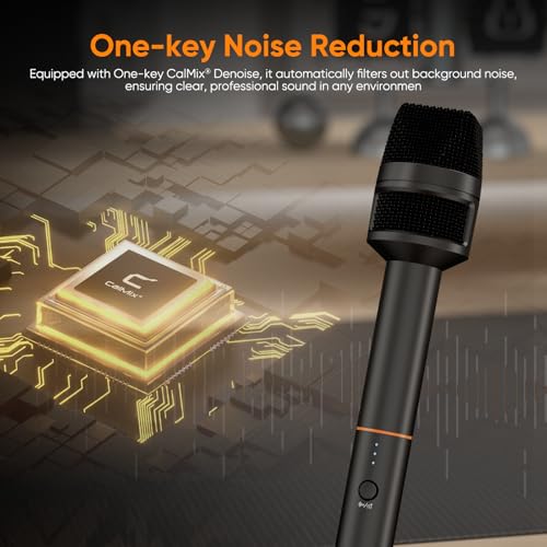 COMICA Revo S Wireless Handheld Microphone, Professional Handheld Interview Mic for iPhone16 15, Android Phones Laptops PC with USB-C Plug, Reporter Mic for Content Creators, Interviews, Reporting - Image 3