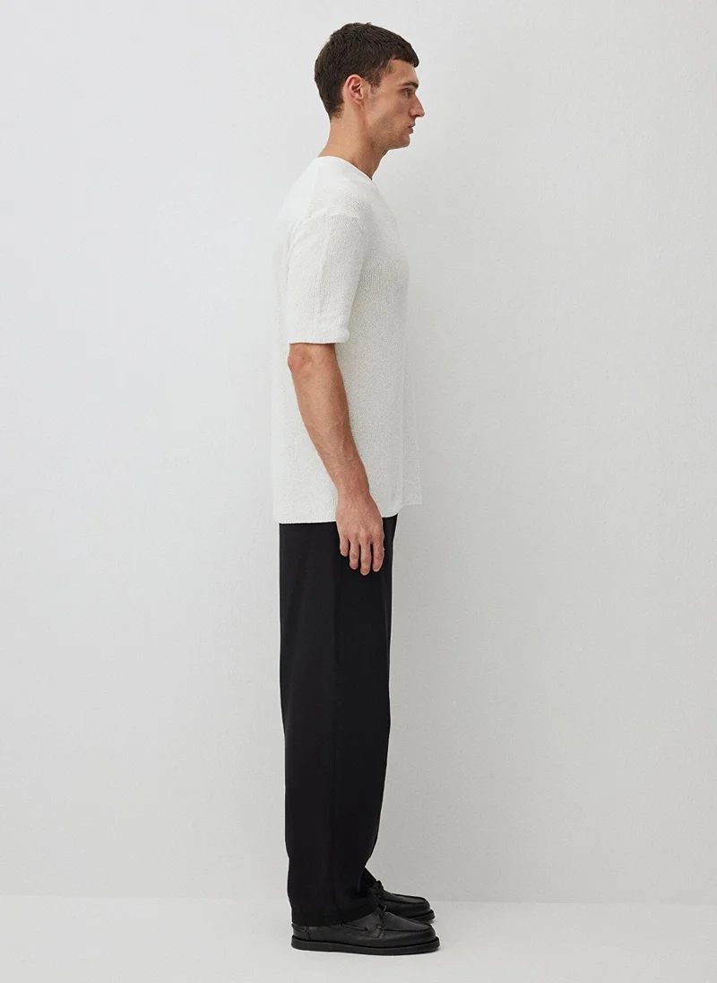 MAVI Short Sleeve White Sweater