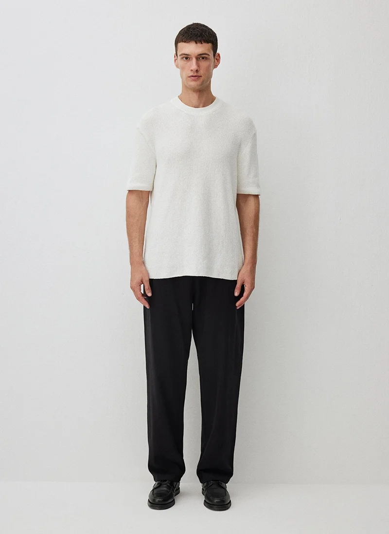 MAVI Short Sleeve White Sweater