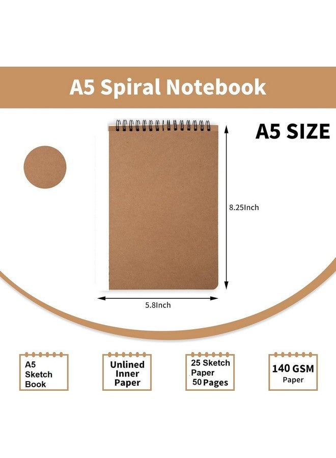 Corslet طقم كورسلت من 13 قلم رصاص للفنانين للرسم، مجموعة أقلام رسم للفنانين 12 قطعة أقلام رسم B 2B 3B 4B 5B 6B 7B 8B Hb H 2H F في علبة معدنية، أقلام رسم مع 25 ورقة دفتر رسم A5، أسود - Image 3